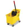 Rubbermaid RCP738000YEL Prolite Mop Bucket/Wringer Combo Yellow